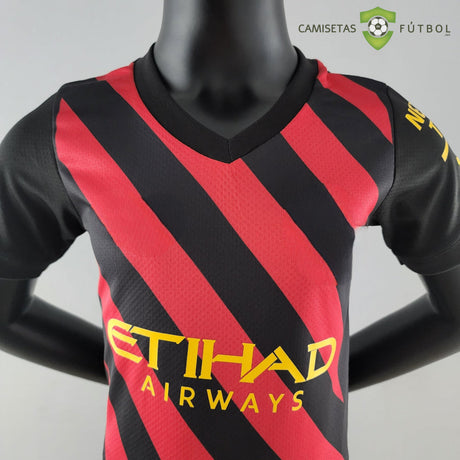 Kit Infantil Manchester City 22-23 Visitante Personalizado