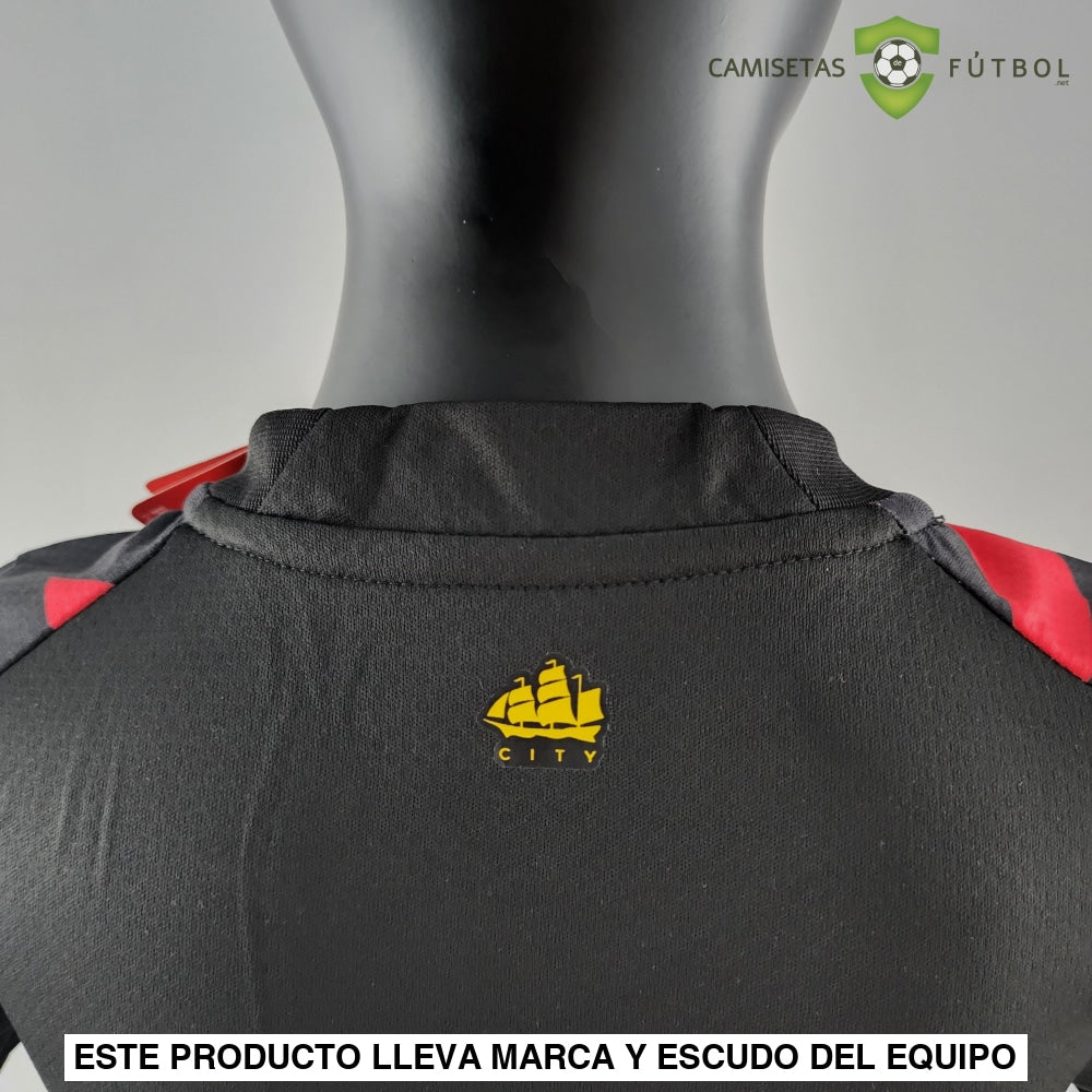 Kit Infantil Manchester City 22-23 Visitante Personalizado