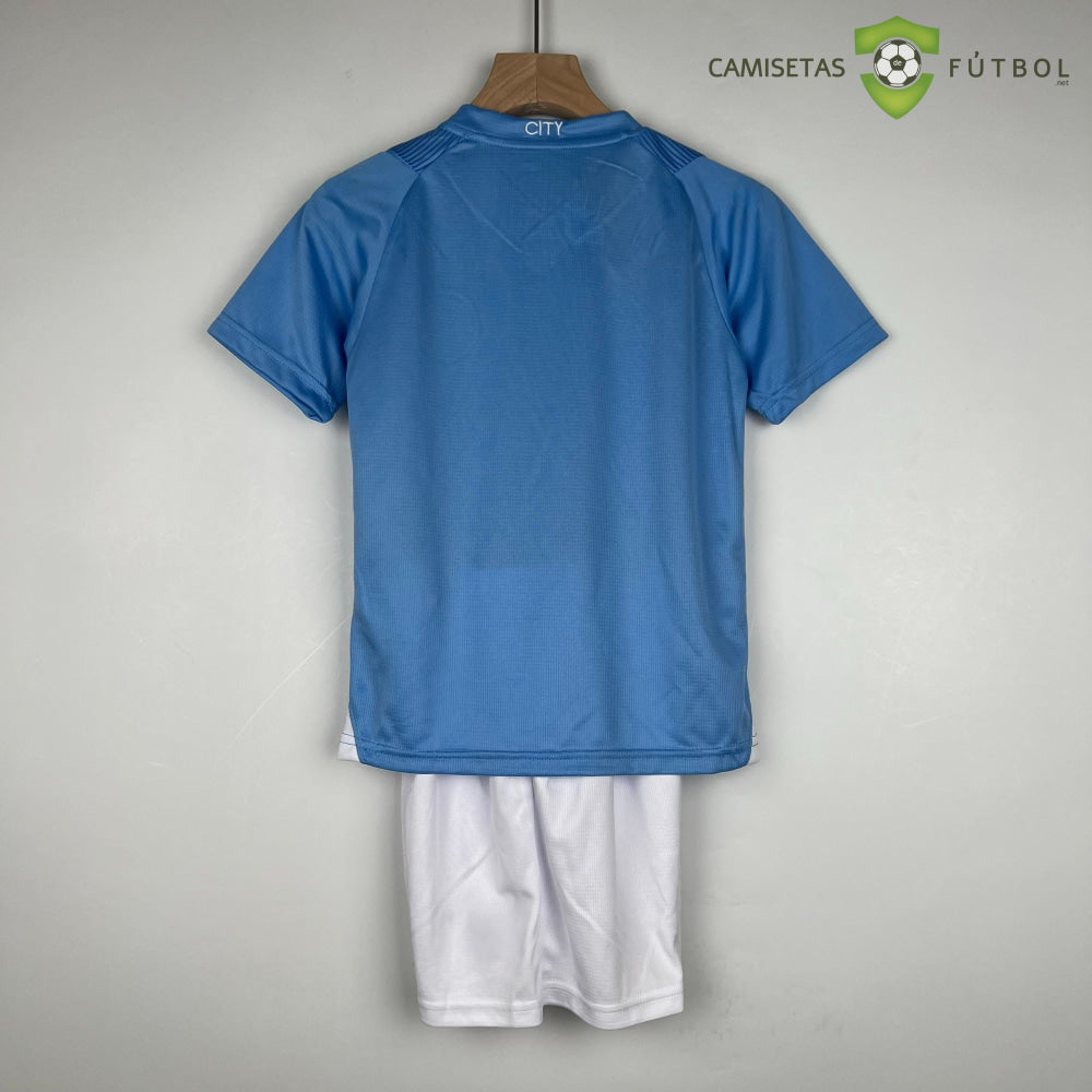 Kit Infantil Manchester City 23-24 Local Personalizado