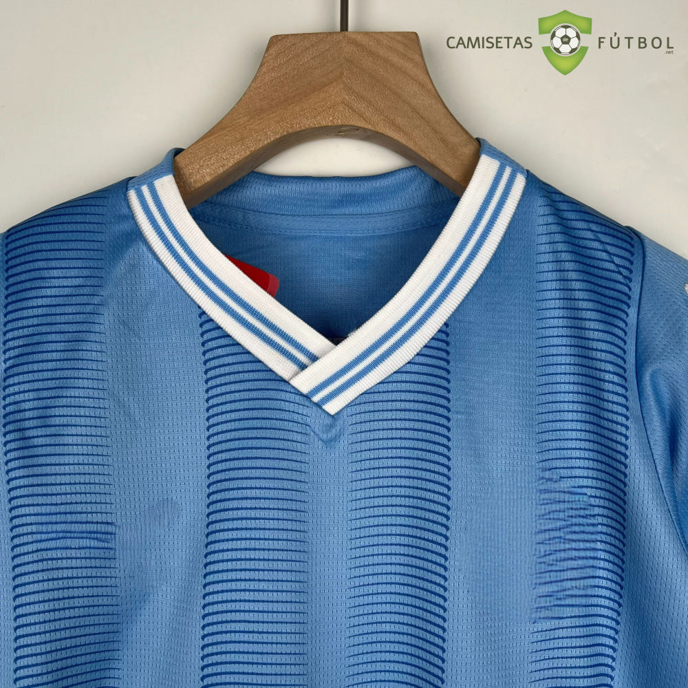 Kit Infantil Manchester City 23-24 Local Personalizado