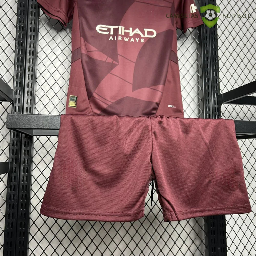 Equipación Manchester City 24-25 3ª Equipacion Niño Personalizado