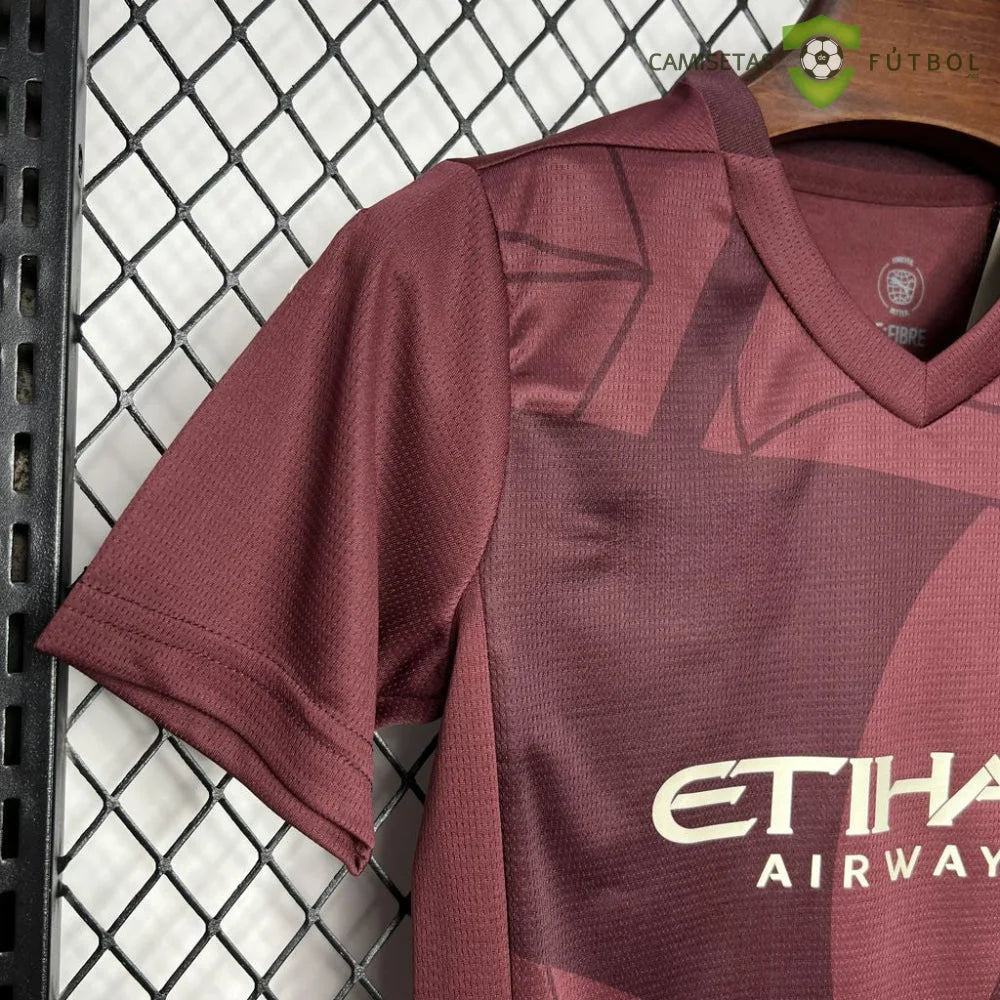 Equipación Manchester City 24-25 3ª Equipacion Niño Personalizado