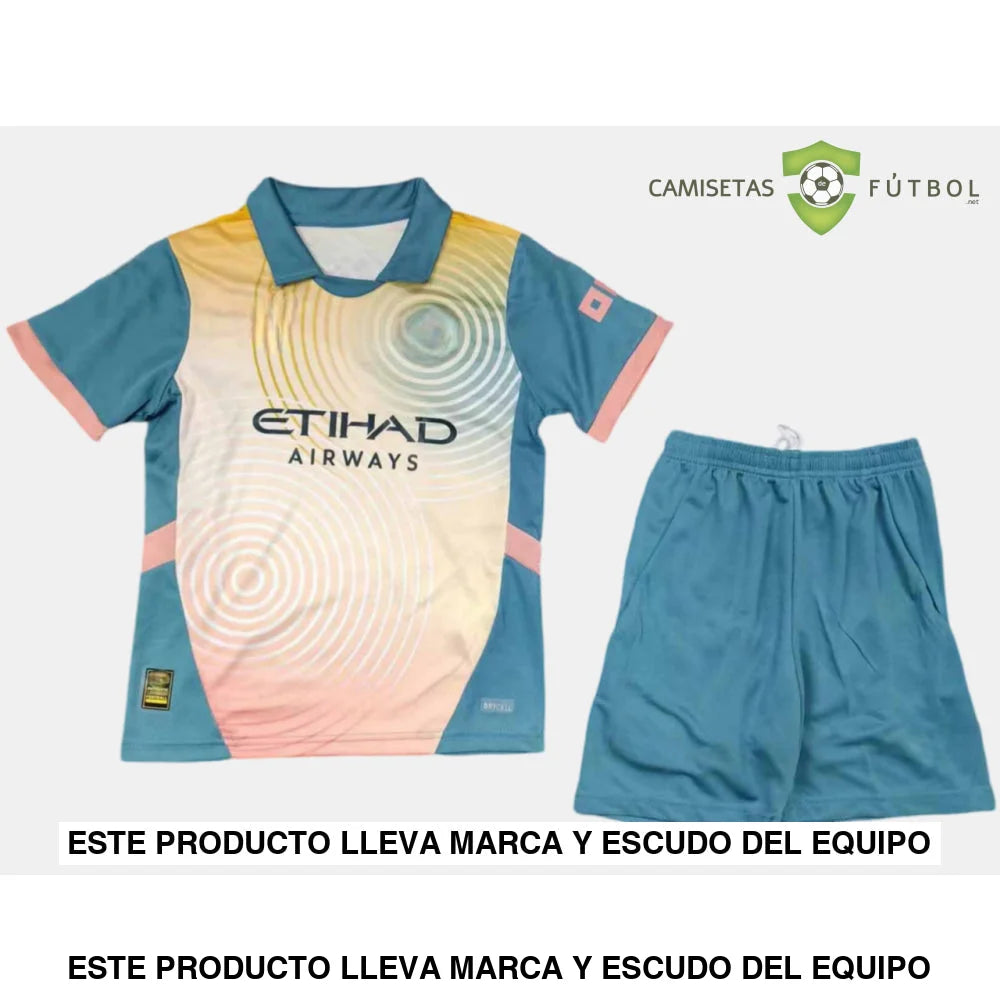 Equipación Manchester City 24-25 4ª Equipacion Niño Personalizado