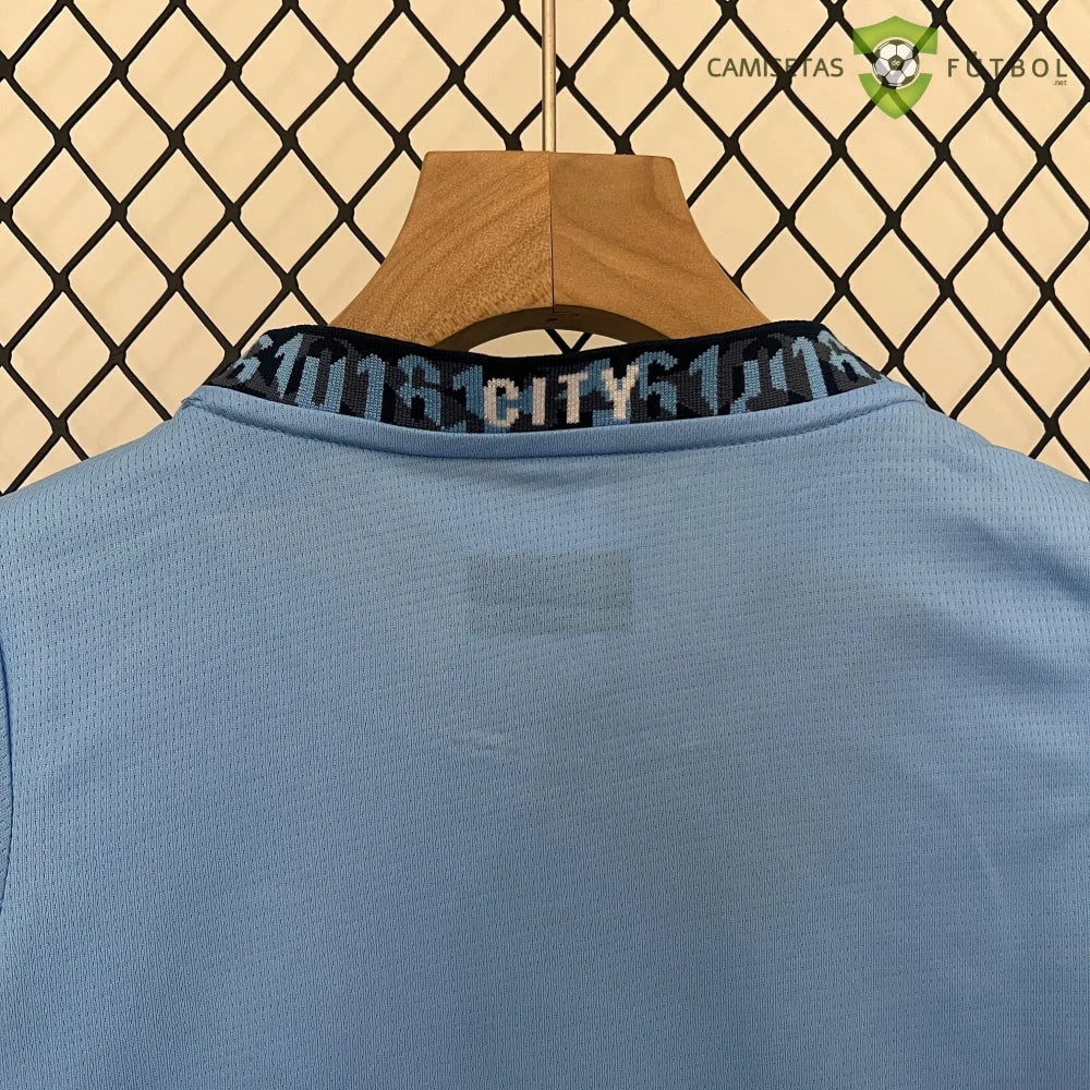 Equipación Manchester City 24-25 Local Niño Personalizado