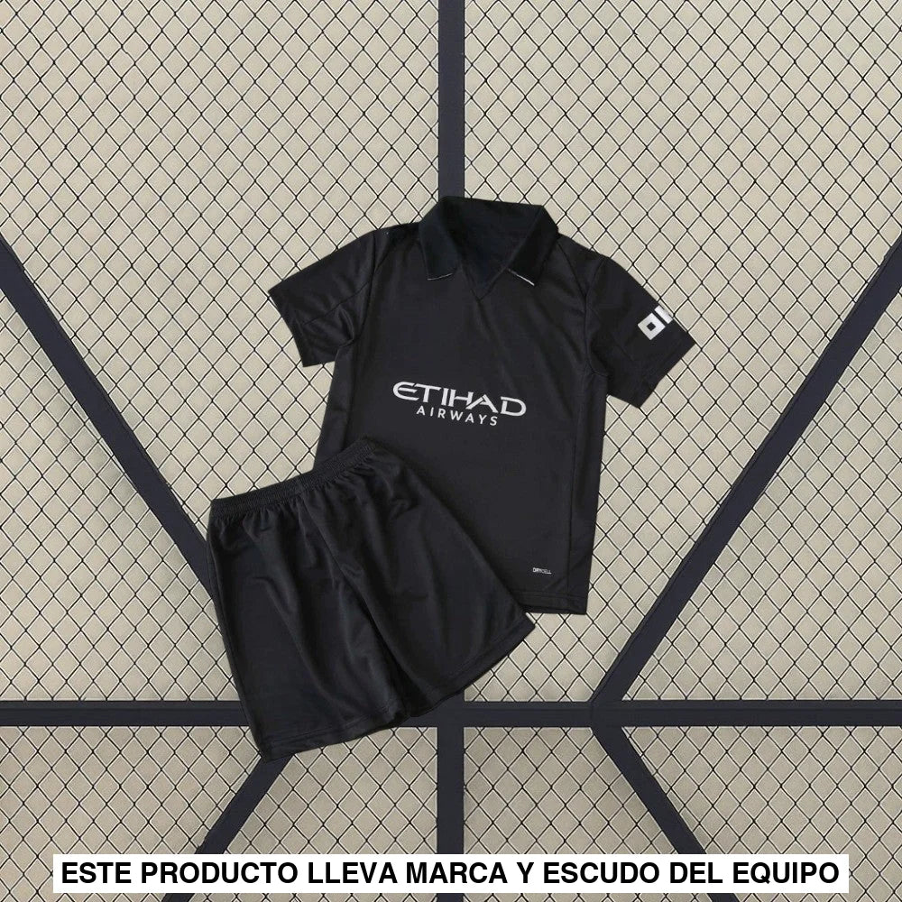 Equipación Manchester City 25-26 Visitante Niño Equipación Niño