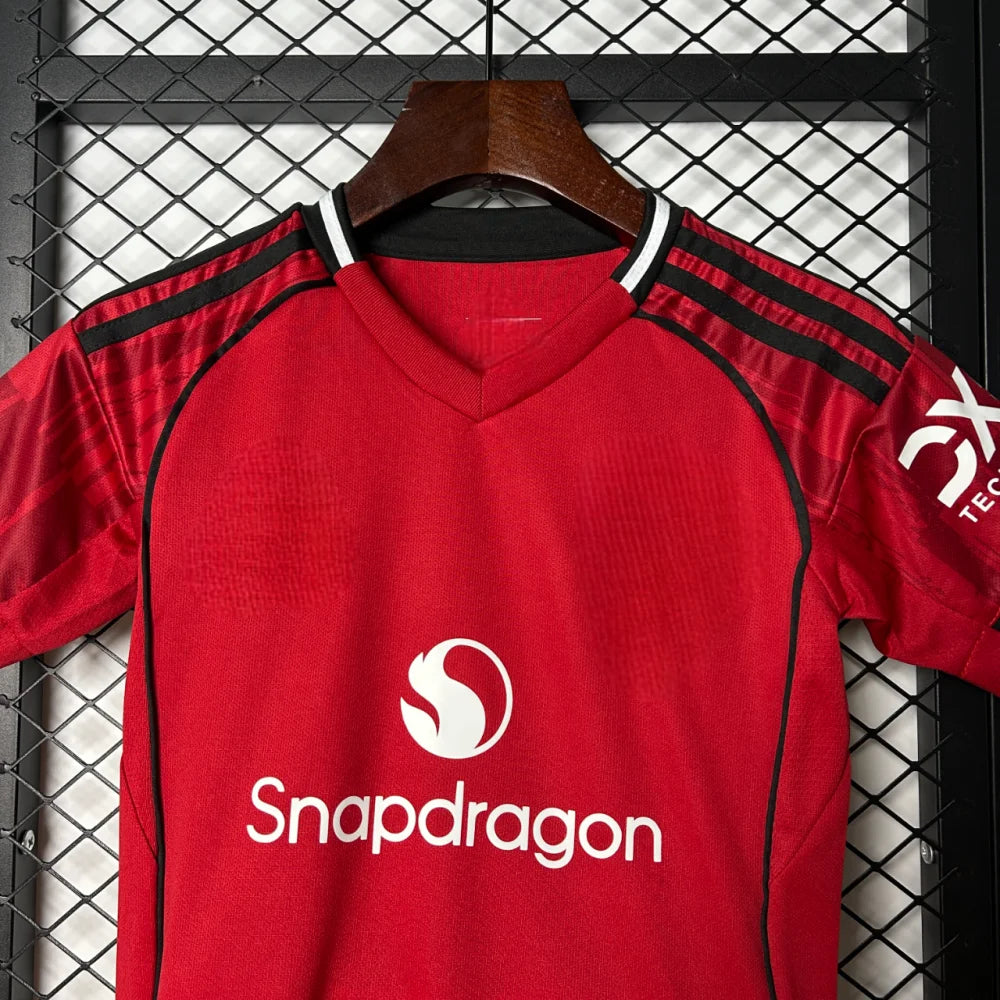 Equipación Manchester United 25-26 Local Niño Equipación Niño