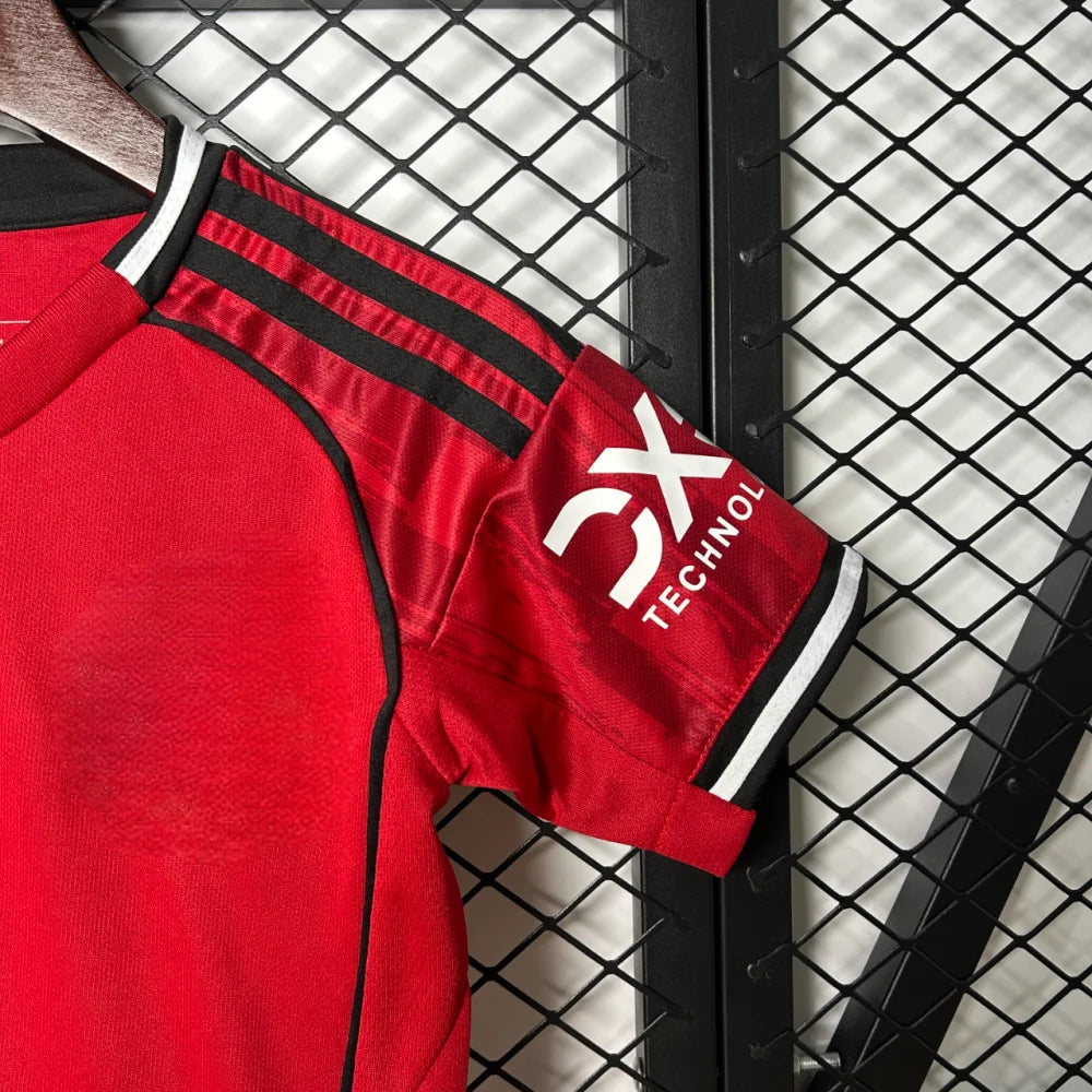 Equipación Manchester United 25-26 Local Niño Equipación Niño