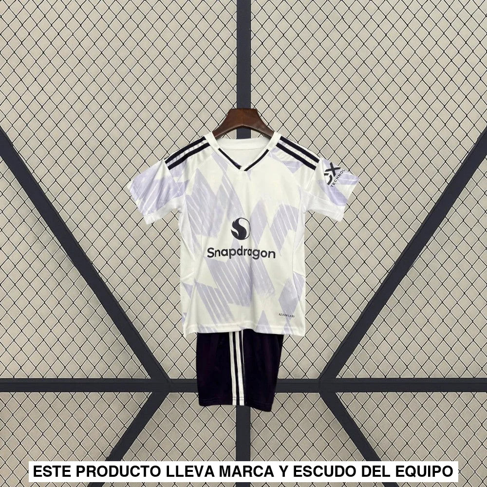 Equipación Manchester United 25-26 Visitante Niño Equipación Niño