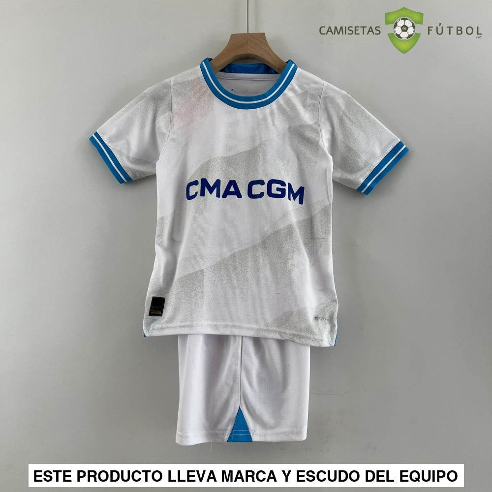 Equipación Marseille 23-24 Local Niño Personalizado