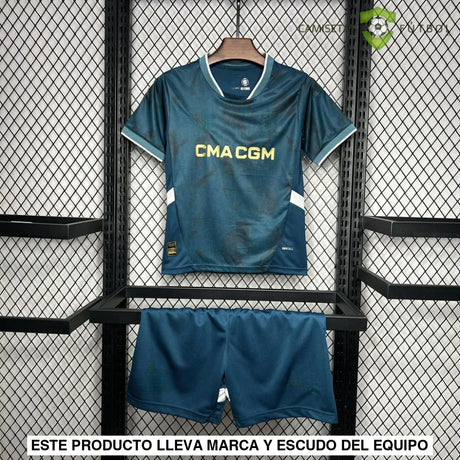 Equipación Marseille 24-25 Visitante Niño Personalizado