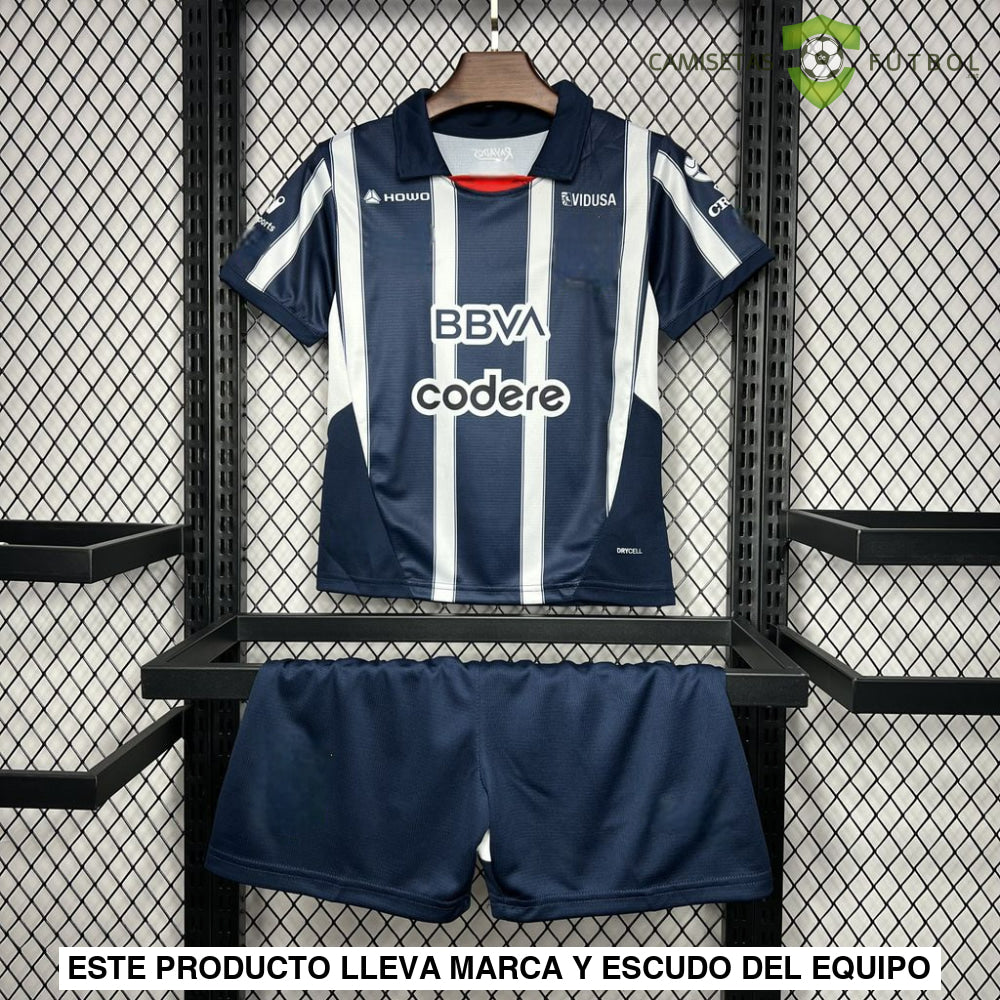 Equipación Monterrey 24-25 Local Niño Personalizado