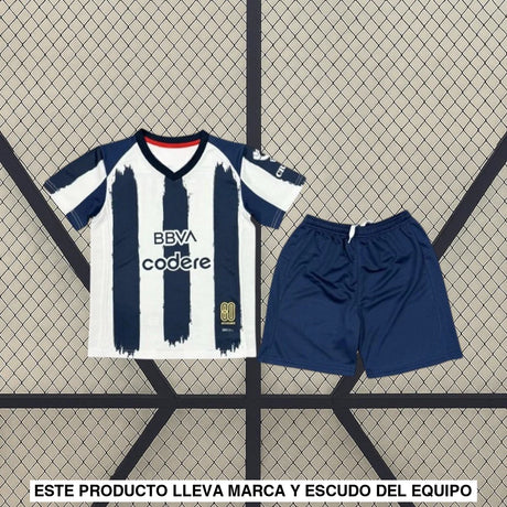 Equipación Monterrey 25 26 Local Niño Equipación Niño