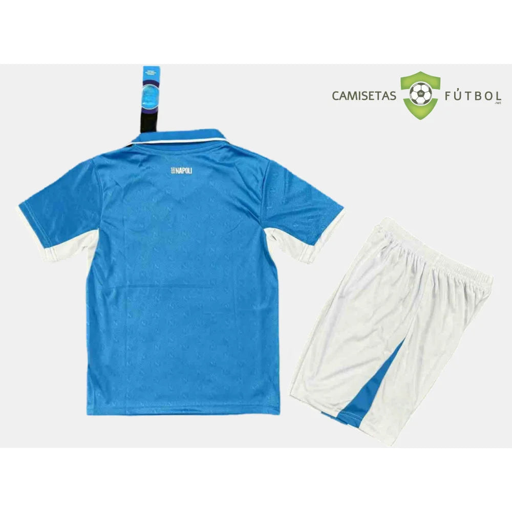 Equipación Napoli 24-25 Local Niño Parche Especial