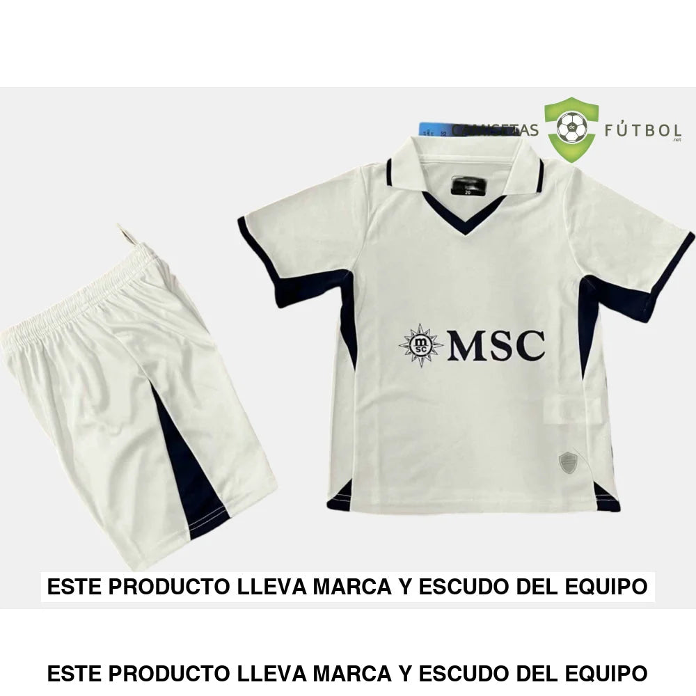 Equipación Napoli 24-25 Visitante Niño Parche Especial