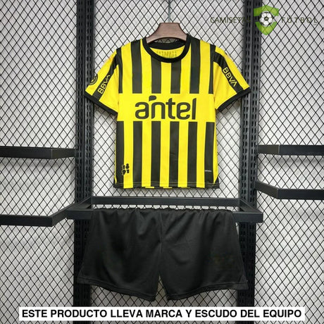 Equipación Peñarol 24-25 Local Niño Personalizado