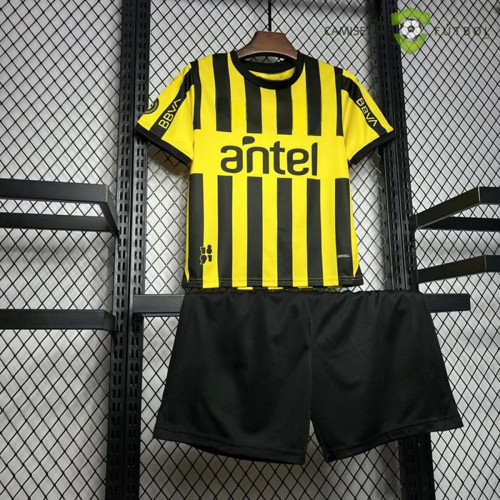 Equipación Peñarol 24-25 Local Niño Personalizado