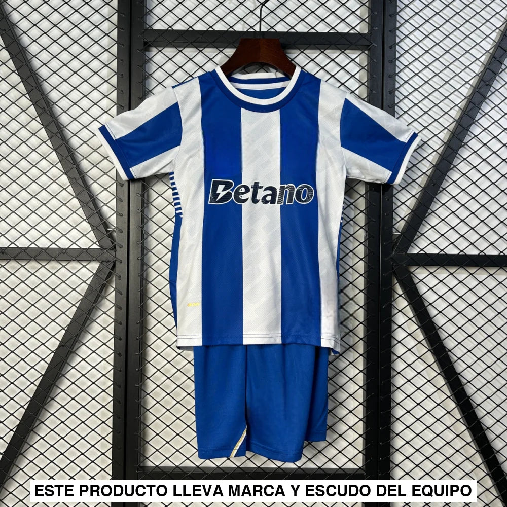 Equipación Porto 25-26 Local Niño Equipación Niño