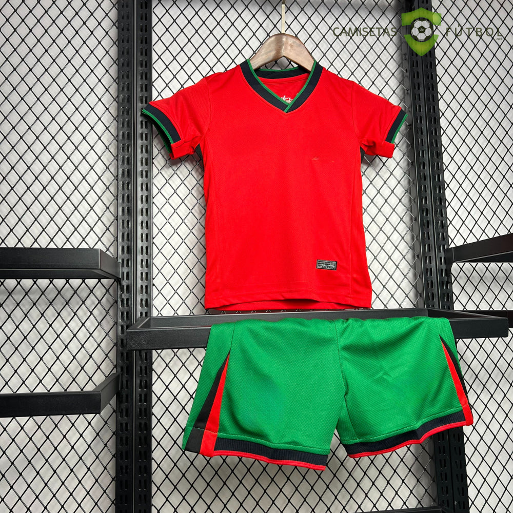 Equipación Portugal 24-25 Local Eufa Euro 2024 Niño Personalizado