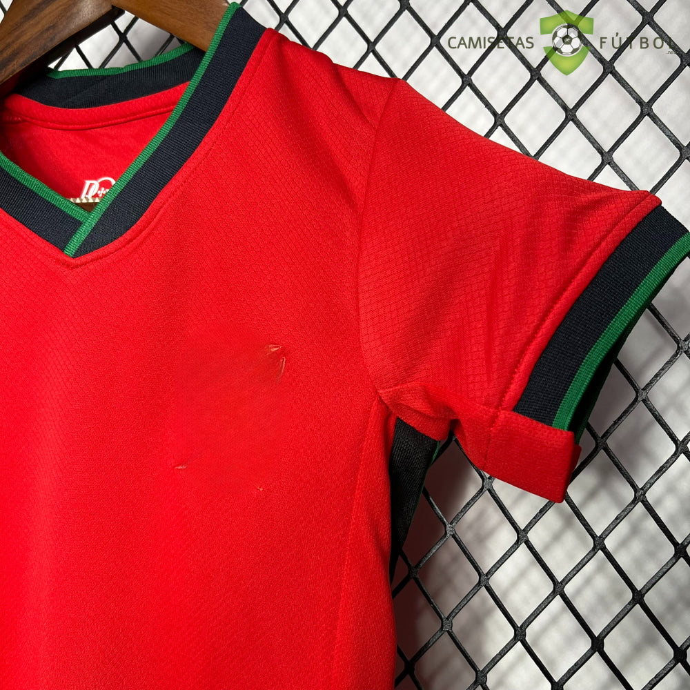 Equipación Portugal 24-25 Local Eufa Euro 2024 Niño Personalizado