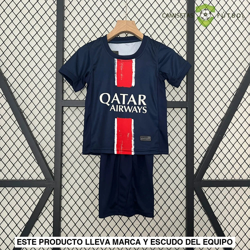 Equipación Psg 24-25 Local Niño Personalizado