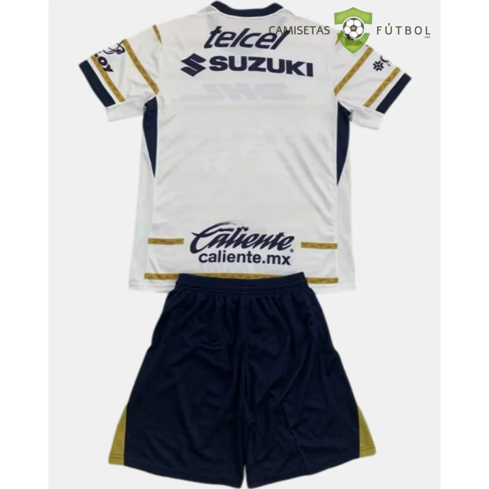 Equipación Pumas Unam 24-25 Local Niño Personalizado