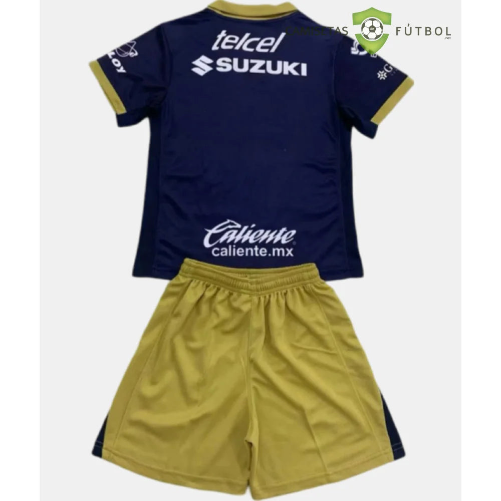 Equipación Pumas Unam 24-25 Visitante Niño Personalizado