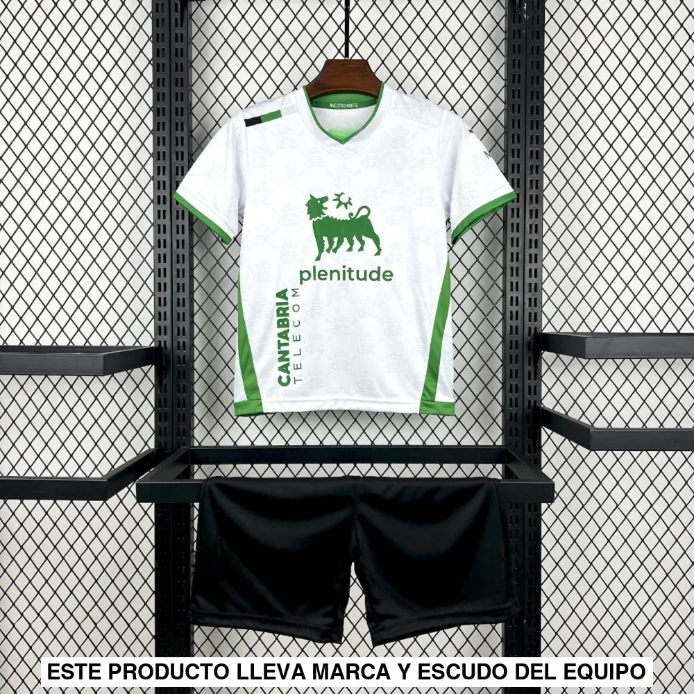 Equipación Racing Santander 25-26 Local Niño Equipación Niño