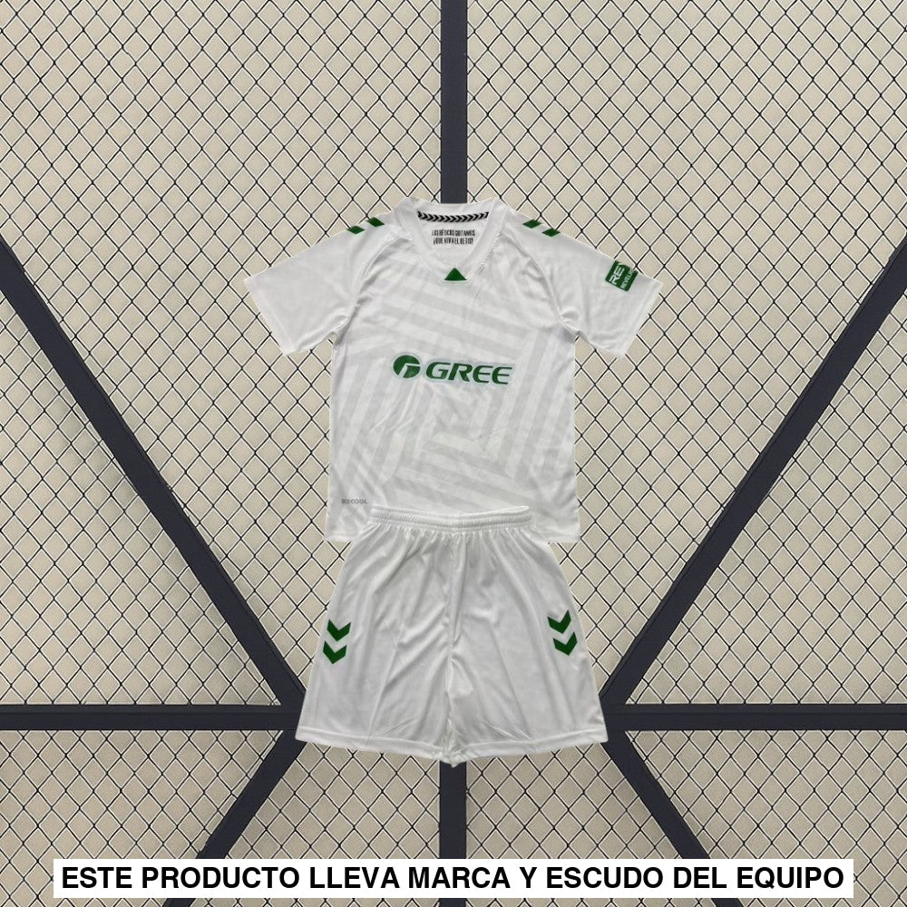 Equipación Real Betis 25-26 Portero Blanca Niño Equipación Niño