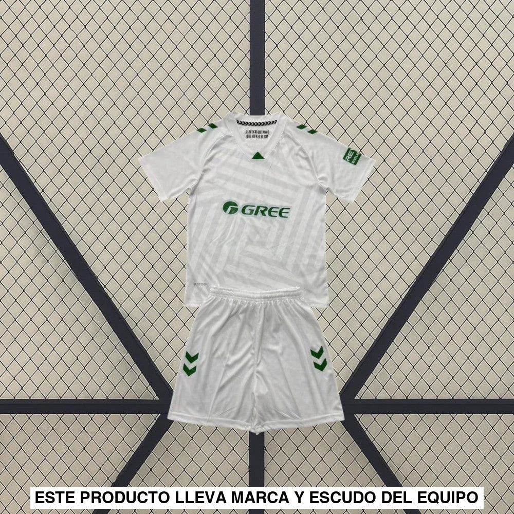 Equipación Real Betis 25-26 Portero Blanca Niño Equipación Niño