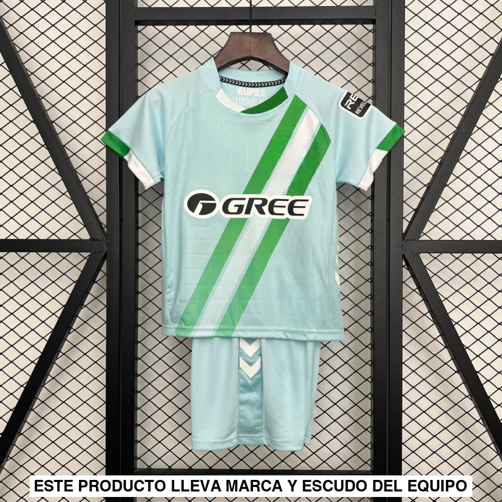 Equipación Real Betis 25-26 Visitante Niño Equipación Niño