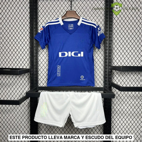 Equipación Real Oviedo 24-25 Local Niño Personalizado