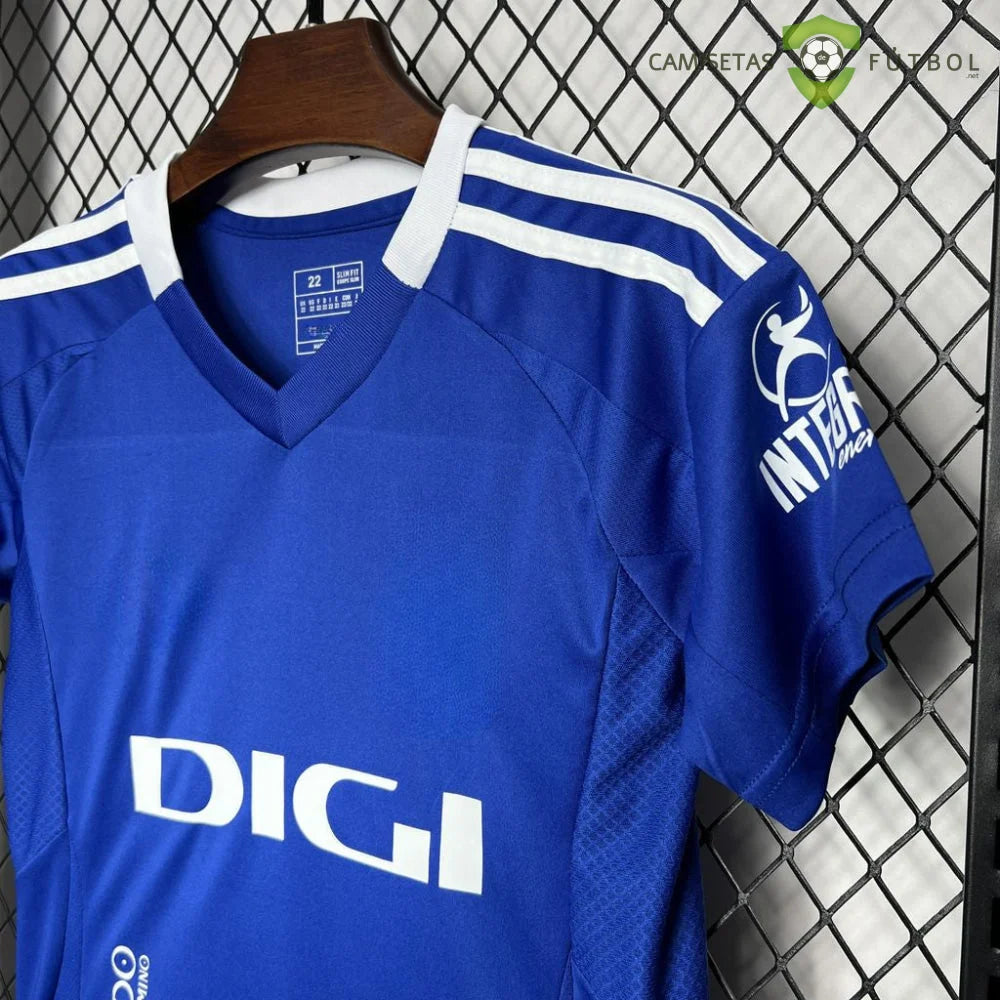 Equipación Real Oviedo 24-25 Local Niño Personalizado