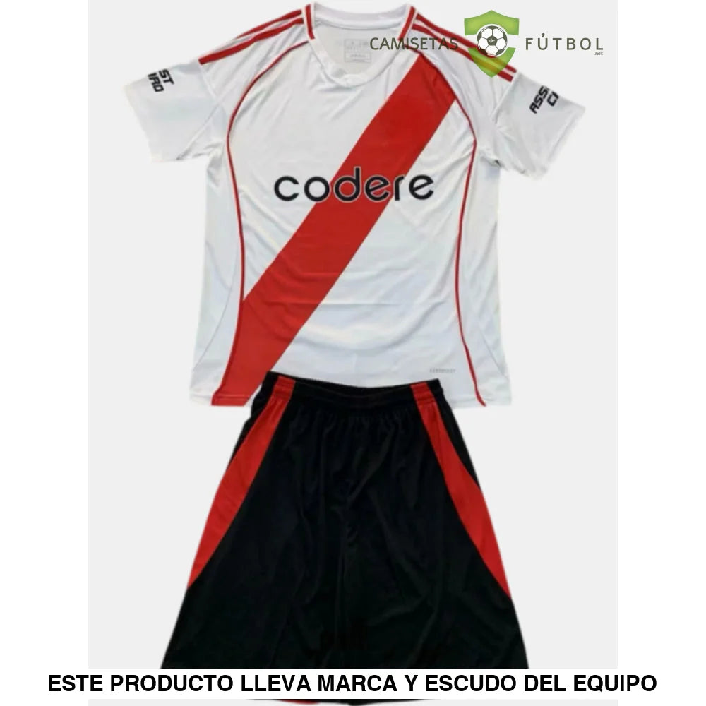 Equipación River Plate 24-25 Local Niño Personalizado