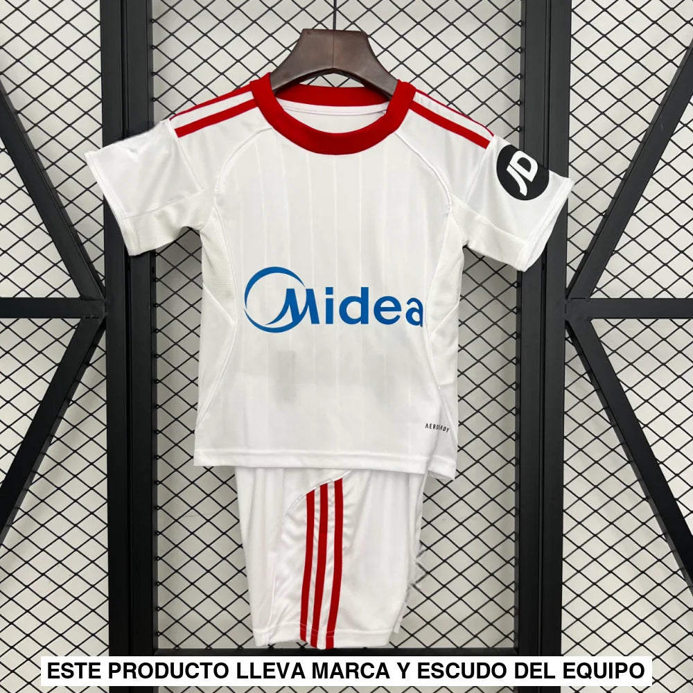 Equipación Sevilla 25 26 Local Niño Equipación Niño