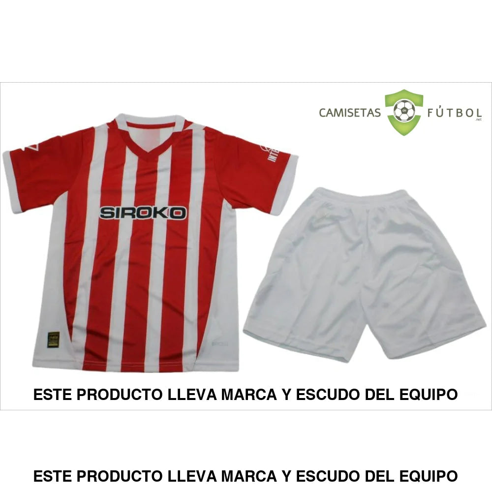 Equipación Sporting De Gijón 24-25 Local Niño Personalizado