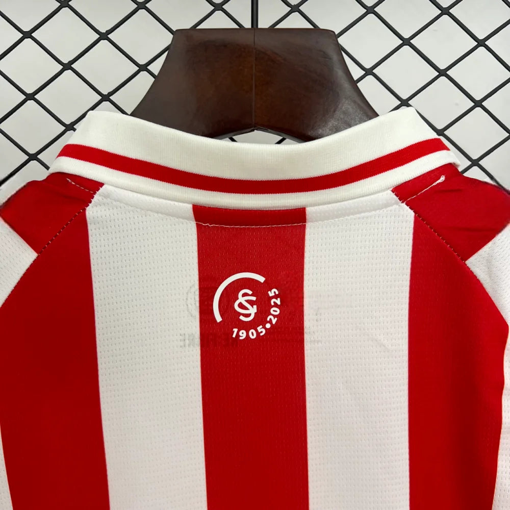 Equipación Sporting de Gijón 25-26 Local Niño Equipación Niño