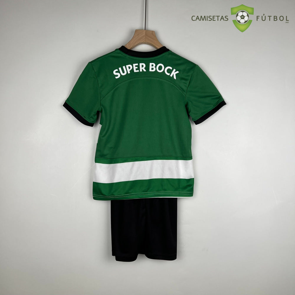 Equipación Sporting Portugal 23-24 Local Niño Personalizado
