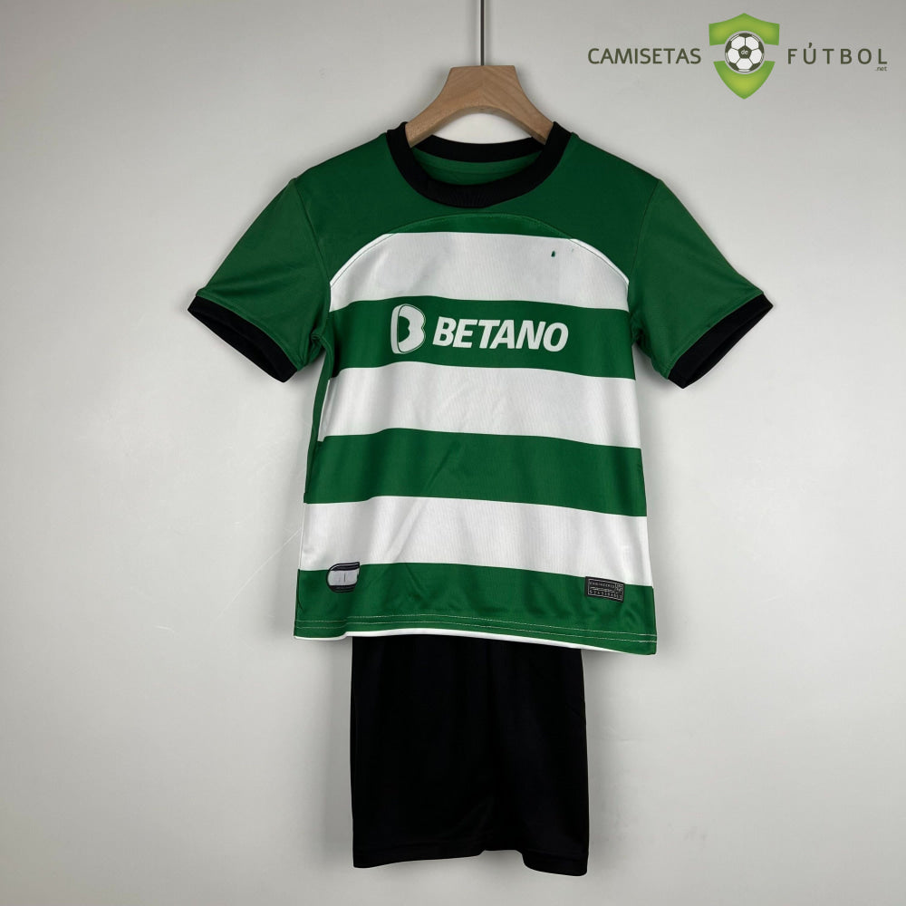Equipación Sporting Portugal 23-24 Local Niño Personalizado