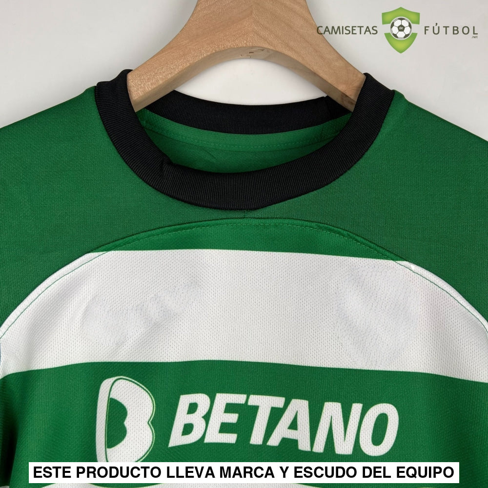 Equipación Sporting Portugal 23-24 Local Niño Personalizado
