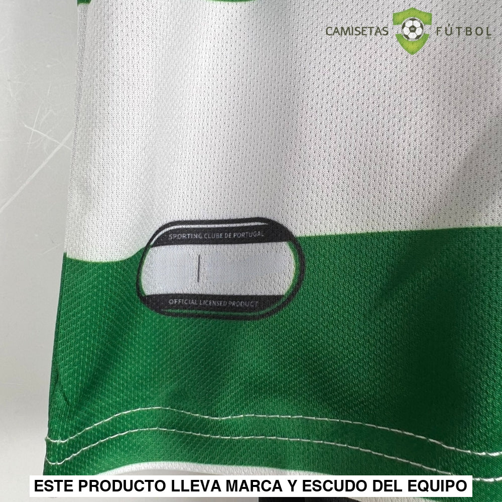 Equipación Sporting Portugal 23-24 Local Niño Personalizado