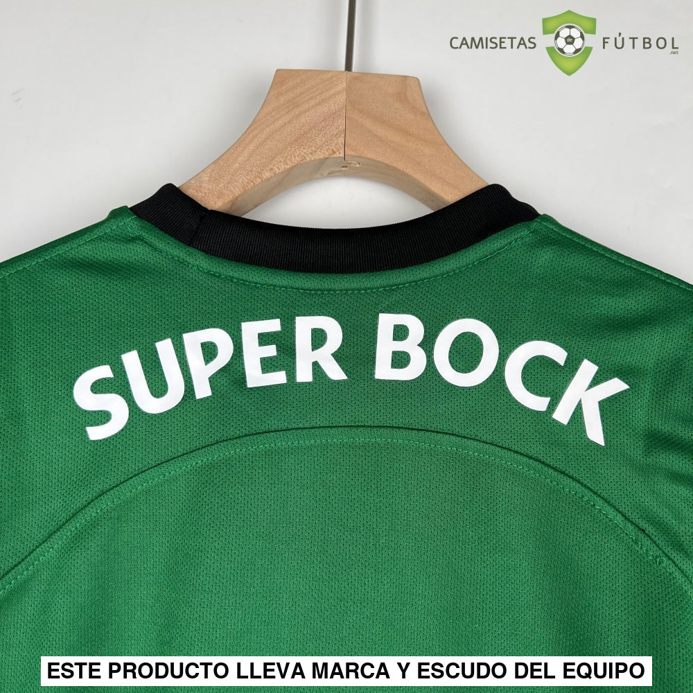 Equipación Sporting Portugal 23-24 Local Niño Personalizado