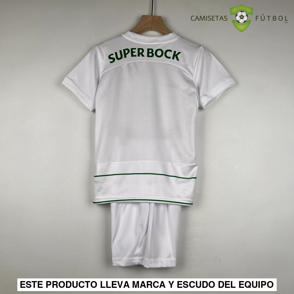 Equipación Sporting Portugal 23-24 Visitante Niño Personalizado
