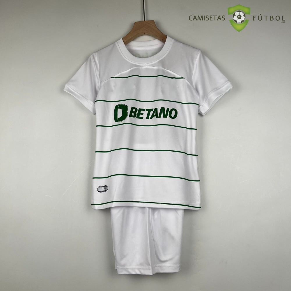 Equipación Sporting Portugal 23-24 Visitante Niño Personalizado