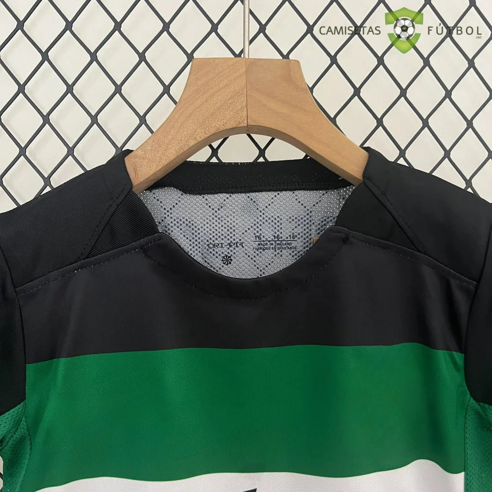 Equipación Sporting Portugal 24-25 Local Niño Personalizado