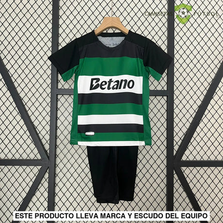 Equipación Sporting Portugal 24-25 Local Niño Personalizado