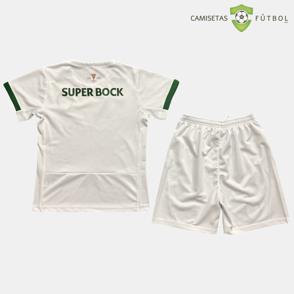 Equipación Sporting Portugal 24-25 Visitante Niño Personalizado
