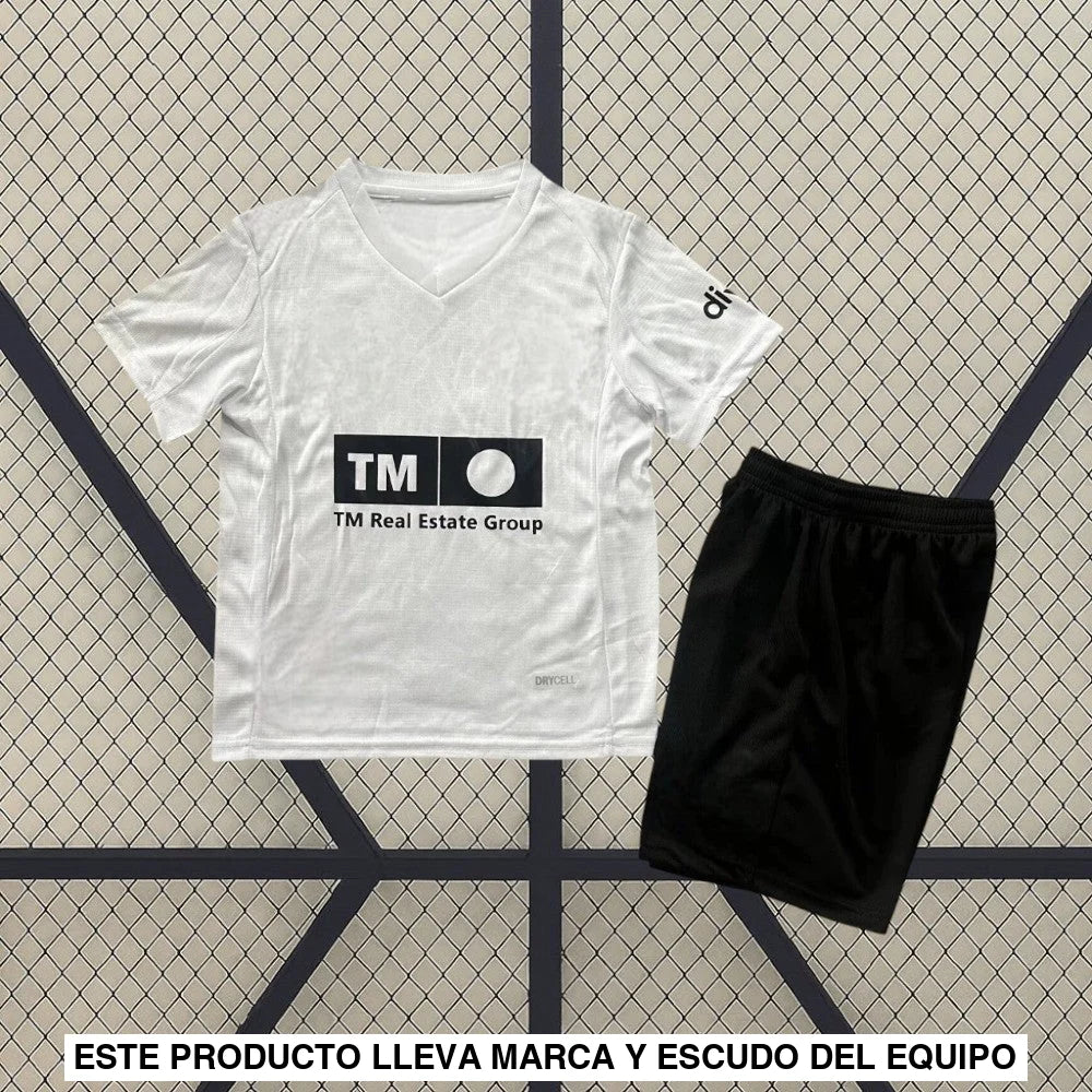 Equipación Valencia 25 26 Local Niño Equipación Niño