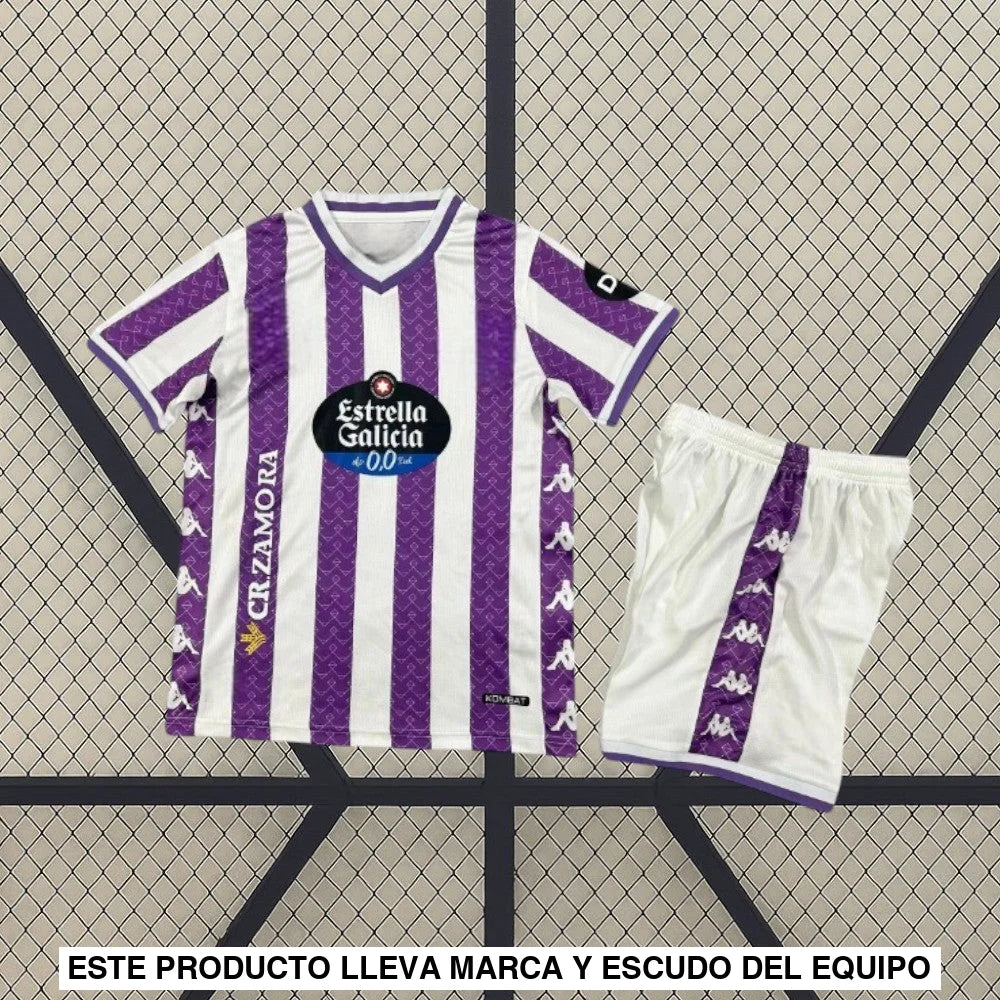 Equipación Valladolid 25 26 Local Niño Equipación Niño