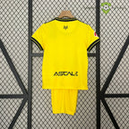 Equipación Villarreal 24-25 Local Niño Personalizado