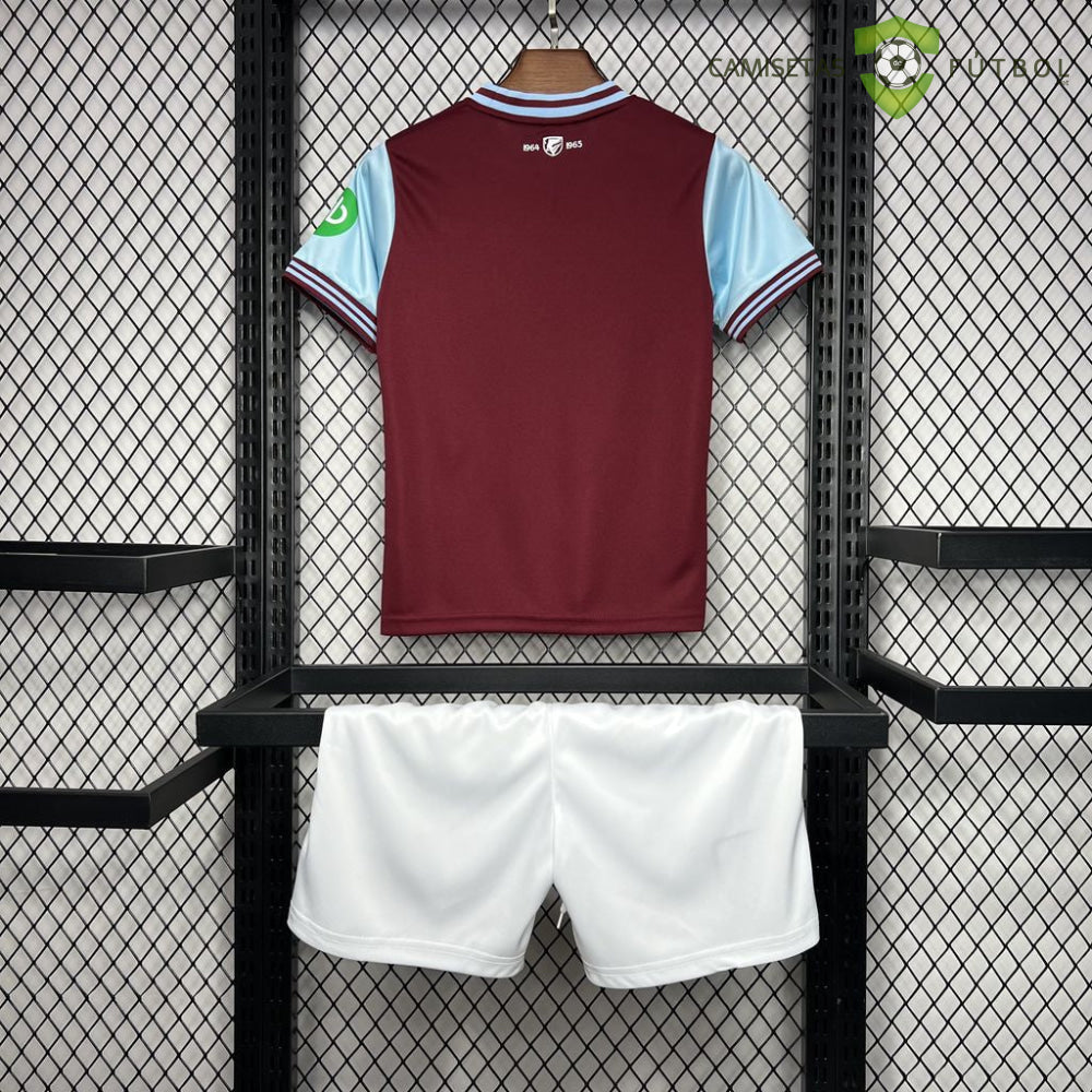 Equipación West Ham 24-25 Local Niño Personalizado